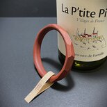 木製ブレスレット　弁柄染(2)