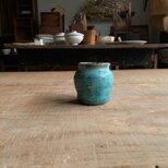 青　ミルクピッチャー