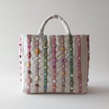 antique style beads&button bag