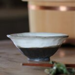 陶器 【粉引き ご飯茶碗 】g14