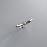 稀少なグレーケシ淡水パール リング重ね付け