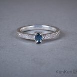 モンタナサファイアのリング