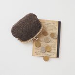 ■ヘリンボーンツイードの親子がま口財布【ミニマムサイズ】■ lucas (tw-hr)