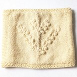 【送料無料】チクチクしにくいシルクウールのネックウォーマー　クリームイエロー