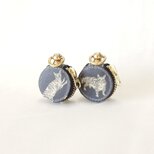 猫の小銭入れ（猫2）　リバティプリント使用