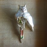 バイカラートルマリン　ピンブローチ