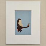 「元気がでるよ」切り紙原画作品