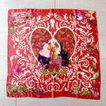 クリスチャン・ラクロア シルクスカーフ スペイン フラメンコ 12acbs29