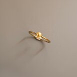 1粒 希少プチサイズ一生モノあこやベビーパールリング 重ね付け