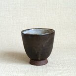 湯のみ（黒釉b）
