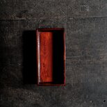 深く美しい色味◆味のある野弁当　小物入れなどに。古物　古民家　骨董・antiques　拭き漆　明治~大正期 i6
