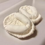 ベビー　ふっくら 布わらじ　1歳　餅踏み　誕生日　節句　草履 ホワイト