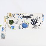 北欧の花 持ち手付きペンケース(生成り)再販
