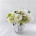 お供え　お悔やみ　仏花【アーティフィシャルフラワー】ホワイトC