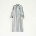 コットンネル　ワンピース　saxe blue