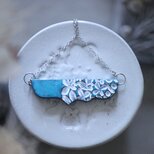 : : : 陶土の草花ネックレス : : : 1437