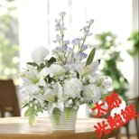 光触媒　人工観葉植物　ウォールグリーン　フェイクグリーン　白百合