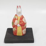 土人形立うさぎ雛（伊比井万貴）
