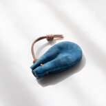 yoki  藍染牛革巾着  2259325