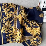 SC28-ヴィンテージスカーフ U.S.A. 1980-90' Vintage Baroque Scroll Scarf