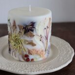 ボタニカルキャンドル｜自然素材でつくる一点もの