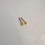一点もの  あこやベビーパールゴールドスタッドピアス2.5mm　6月誕生石のコピー