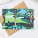 （103）高原の夏の日の風景　ポストカード　3枚セット