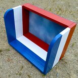 トリコロールなブックスタンド