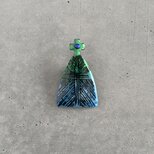 「sankaku大」（書割・g」七宝焼ブローチ