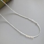 ホワイトカラー天然石のネックレス2