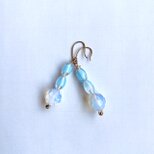 水色とオーロラのスイングピアス