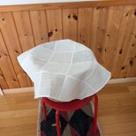 真っ白な♡ホワイトリネン4種♥️お試しワンサイズ♥️カバー♥️パッチワーク★50×50★