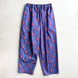 シュエシュエファブリック　タックパンツ　Shweshwe Purple