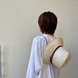 62cmサイズ「風に飛ばされにくい」大きめサイズのケンマソウ中折れハット