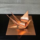 銅板折り鶴　推奨仕様　【双鶴】