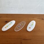 mille フュージングガラス箸置き　ペーパウエイト 3個