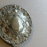 ヨーロッパの古い手鏡　ハンドミラー