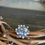 雨のしずくブローチ