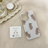 ベージュとくま｜made in bear（iPhone / Android対応 スマホケース）