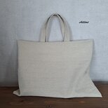 【入園・入学】リネン：レッスンバッグ【0807】