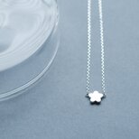 プチ フラワー ネックレス シルバー925