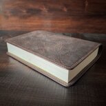 《四六判サイズ》レザーブックカバー（ダークブラウン）