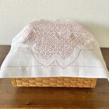 刺し子♡ふきん(桜・アレンジ）