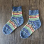 手編みの靴下［洗濯機ok］