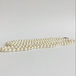 貝パール2Wayオールノットロングネックレス/約6.5mm約120cm/クリームツートン/made in japan