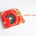 L字ファスナーミニ財布   Large Poppy  ＊503＊