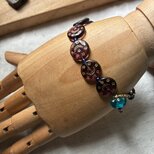 ＊聖者のブレス。@聖者のビーズ＋ベネチアの古いシードビーズ＋アジアのビーズとか