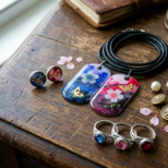 和柄 ペアネックレス 桜 伝統 職人 桜 さくら ペアアクセサリー 名入れ 手作り ハンドメイド プレゼント ギフト カップル