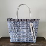 ツィード素材のトートバック