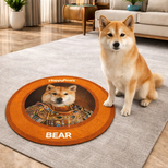 うちの子 名入れラグ｜王室風ペットポートレートのオーダーメイドマット